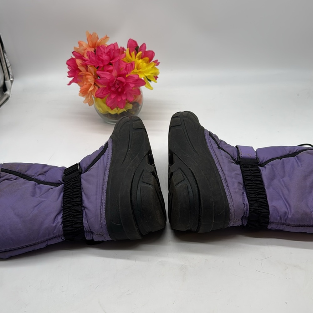 Sorel Violet and Black Snow Boots Size 6 WRB8776G - Picture 4 of 7
